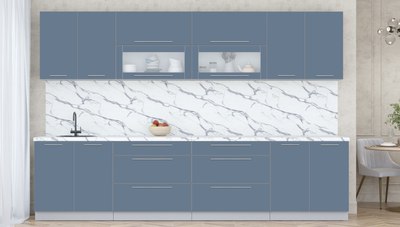 Кухонный гарнитур Интерлиния Мила Пластик 3.2 В