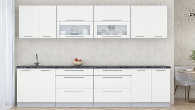 Кухонный гарнитур Интерлиния Мила Пластик 3.2 В