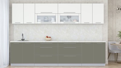 Кухонный гарнитур Интерлиния Мила Пластик 3.2 В