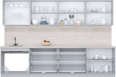 Кухонный гарнитур Интерлиния Мила Пластик 3.2 В