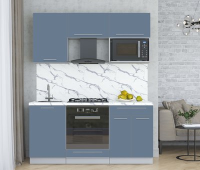 Кухонный гарнитур Интерлиния Мила Пластик 1.7