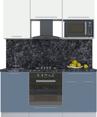 Кухонный гарнитур Интерлиния Мила Пластик 1.7 - фото