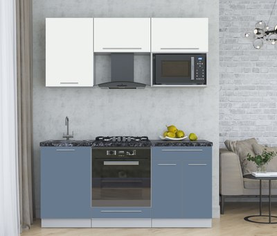 Кухонный гарнитур Интерлиния Мила Пластик 1.7