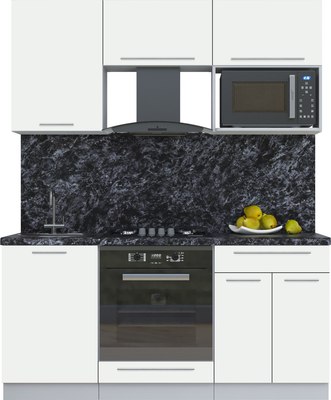 Кухонный гарнитур Интерлиния Мила Пластик 1.7 - фото