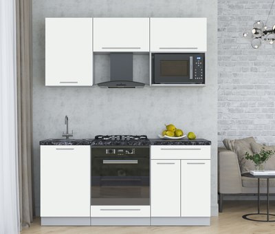 Кухонный гарнитур Интерлиния Мила Пластик 1.7