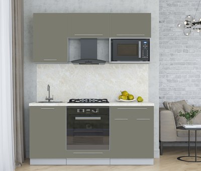 Кухонный гарнитур Интерлиния Мила Пластик 1.7