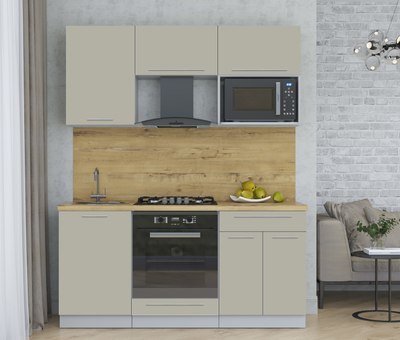 Кухонный гарнитур Интерлиния Мила Пластик 1.7