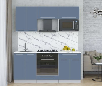 Кухонный гарнитур Интерлиния Мила Пластик 1.8