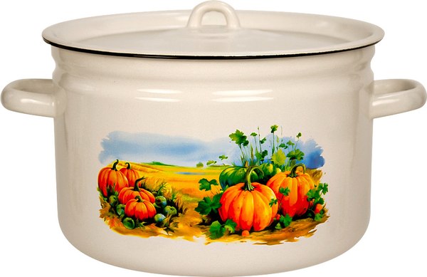 Кастрюля Лысьвенские эмали Осенний вайб С-1620/4ЖмЭК - фото