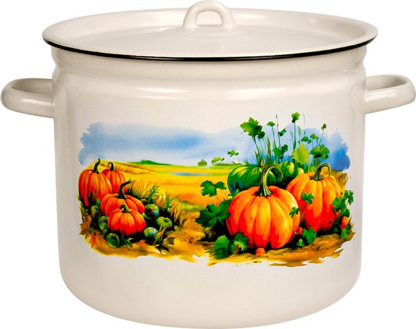 Кастрюля Лысьвенские эмали Осенний вайб С-1621/4ЖмЭК - фото