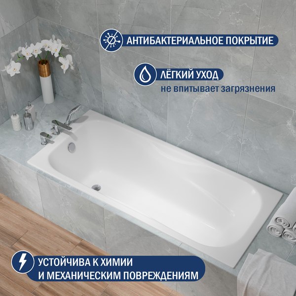 Ванна чугунная Lauter Regina 180х80 / 2101418