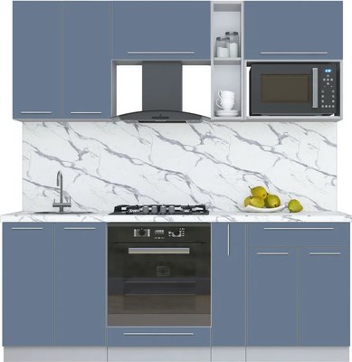 Кухонный гарнитур Интерлиния Мила Пластик 2.0 - фото