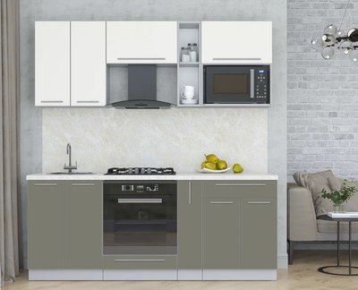 Кухонный гарнитур Интерлиния Мила Пластик 2.0