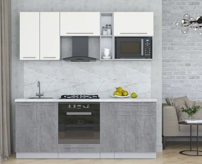 Кухонный гарнитур Интерлиния Мила Пластик 2.0