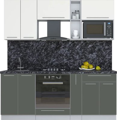Кухонный гарнитур Интерлиния Мила Пластик 2.0 - фото