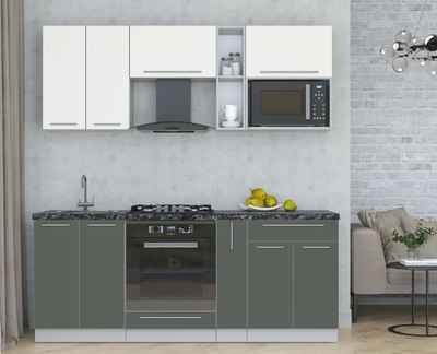 Кухонный гарнитур Интерлиния Мила Пластик 2.0