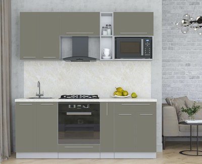 Кухонный гарнитур Интерлиния Мила Пластик 2.0