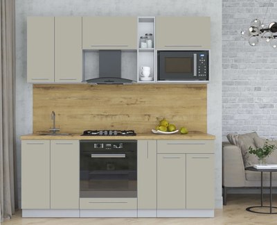 Кухонный гарнитур Интерлиния Мила Пластик 2.0