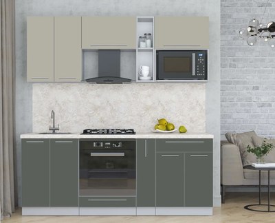 Кухонный гарнитур Интерлиния Мила Пластик 2.0