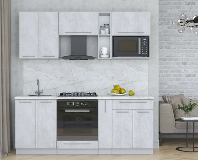 Кухонный гарнитур Интерлиния Мила Пластик 2.0