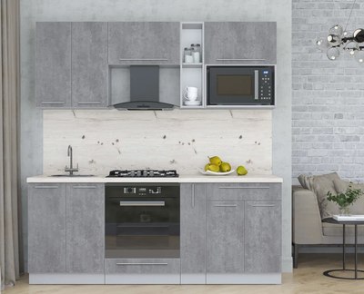 Кухонный гарнитур Интерлиния Мила Пластик 2.0