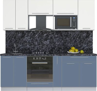 Кухонный гарнитур Интерлиния Мила Пластик 2.2 - фото