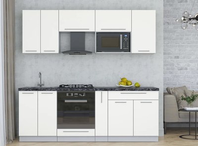 Кухонный гарнитур Интерлиния Мила Пластик 2.2