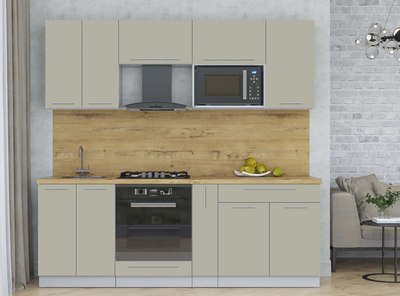 Кухонный гарнитур Интерлиния Мила Пластик 2.2