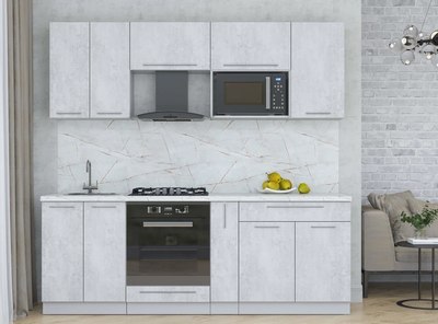 Кухонный гарнитур Интерлиния Мила Пластик 2.2