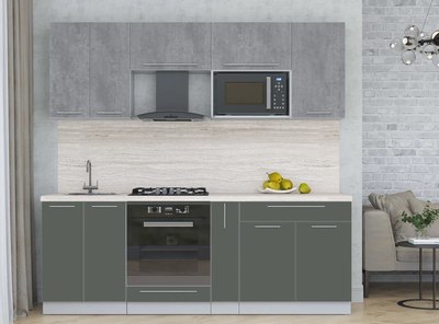 Кухонный гарнитур Интерлиния Мила Пластик 2.2