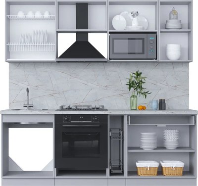 Кухонный гарнитур Интерлиния Мила Пластик 2.2