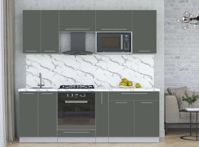 Кухонный гарнитур Интерлиния Мила Пластик 2.2