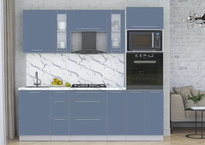 Кухонный гарнитур Интерлиния Мила Пластик 2.3