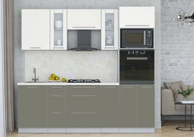 Кухонный гарнитур Интерлиния Мила Пластик 2.3