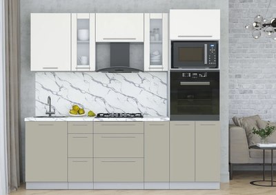 Кухонный гарнитур Интерлиния Мила Пластик 2.3