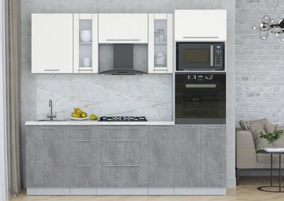 Кухонный гарнитур Интерлиния Мила Пластик 2.3