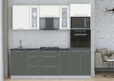 Кухонный гарнитур Интерлиния Мила Пластик 2.3