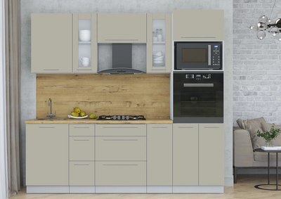 Кухонный гарнитур Интерлиния Мила Пластик 2.3