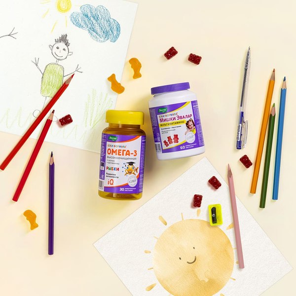 Витаминно-минеральный комплекс Эвалар Бэби Формула Мишки Мультивитамины