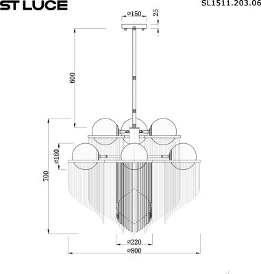 Люстра ST Luce SL1511.203.06