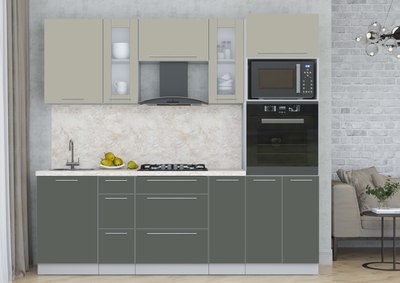 Кухонный гарнитур Интерлиния Мила Пластик 2.3