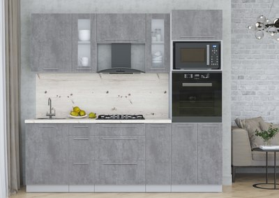 Кухонный гарнитур Интерлиния Мила Пластик 2.3