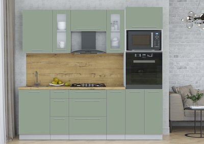 Кухонный гарнитур Интерлиния Мила Пластик 2.3