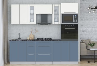 Кухонный гарнитур Интерлиния Мила Пластик 2.4