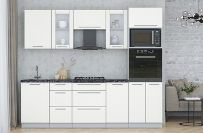 Кухонный гарнитур Интерлиния Мила Пластик 2.5