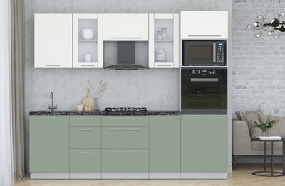 Кухонный гарнитур Интерлиния Мила Пластик 2.5