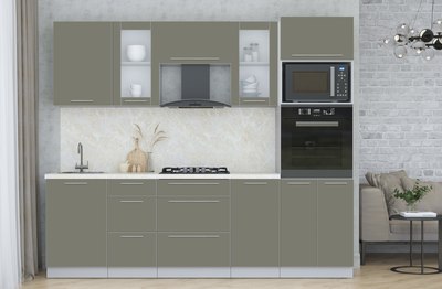 Кухонный гарнитур Интерлиния Мила Пластик 2.5