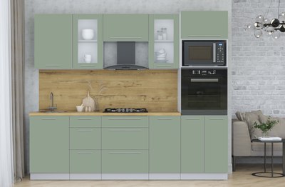 Кухонный гарнитур Интерлиния Мила Пластик 2.5