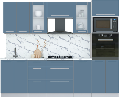 Кухонный гарнитур Интерлиния Мила Пластик 2.6 - фото