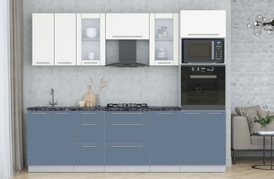 Кухонный гарнитур Интерлиния Мила Пластик 2.6